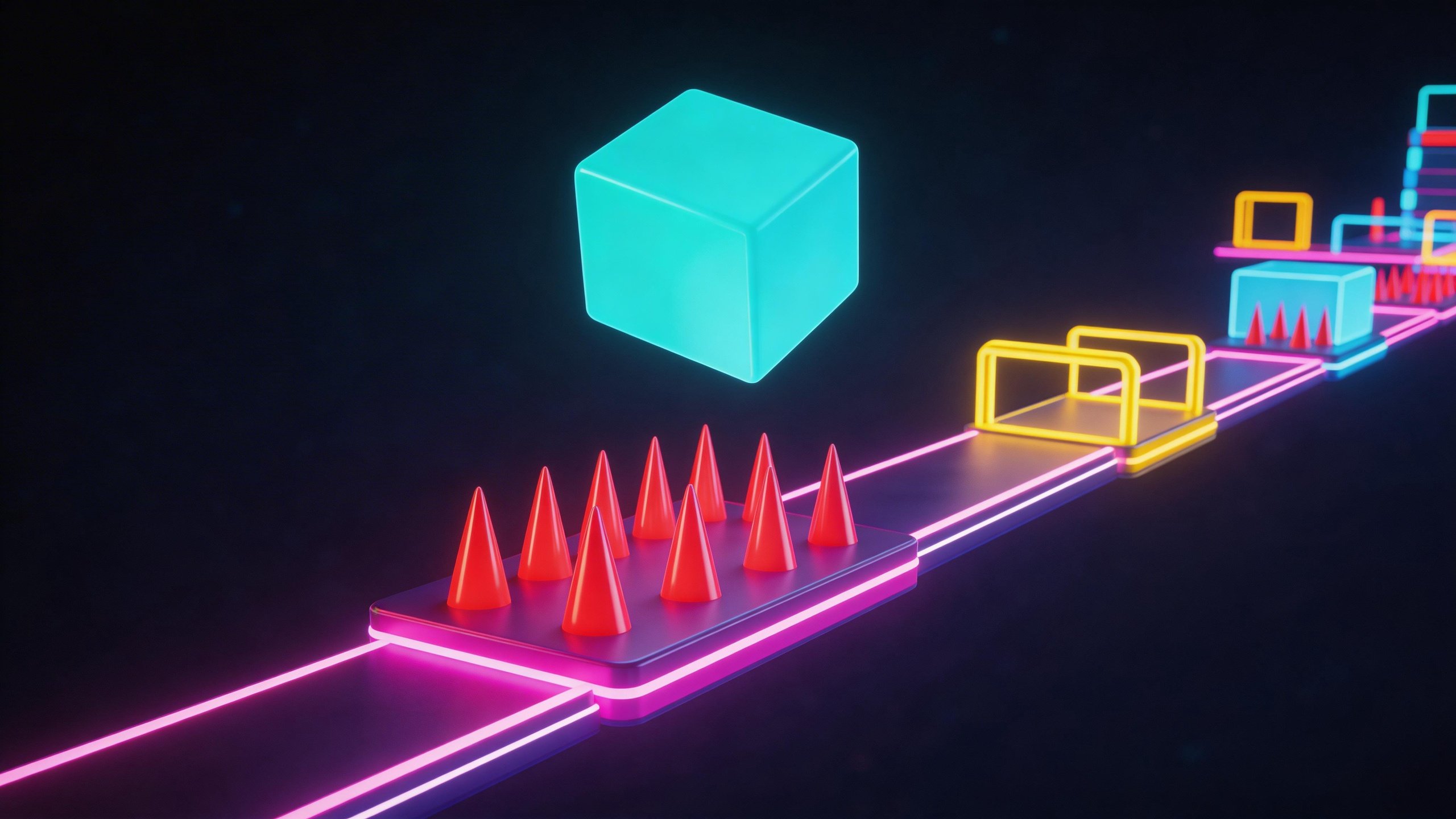 Geometry Lite gameplay